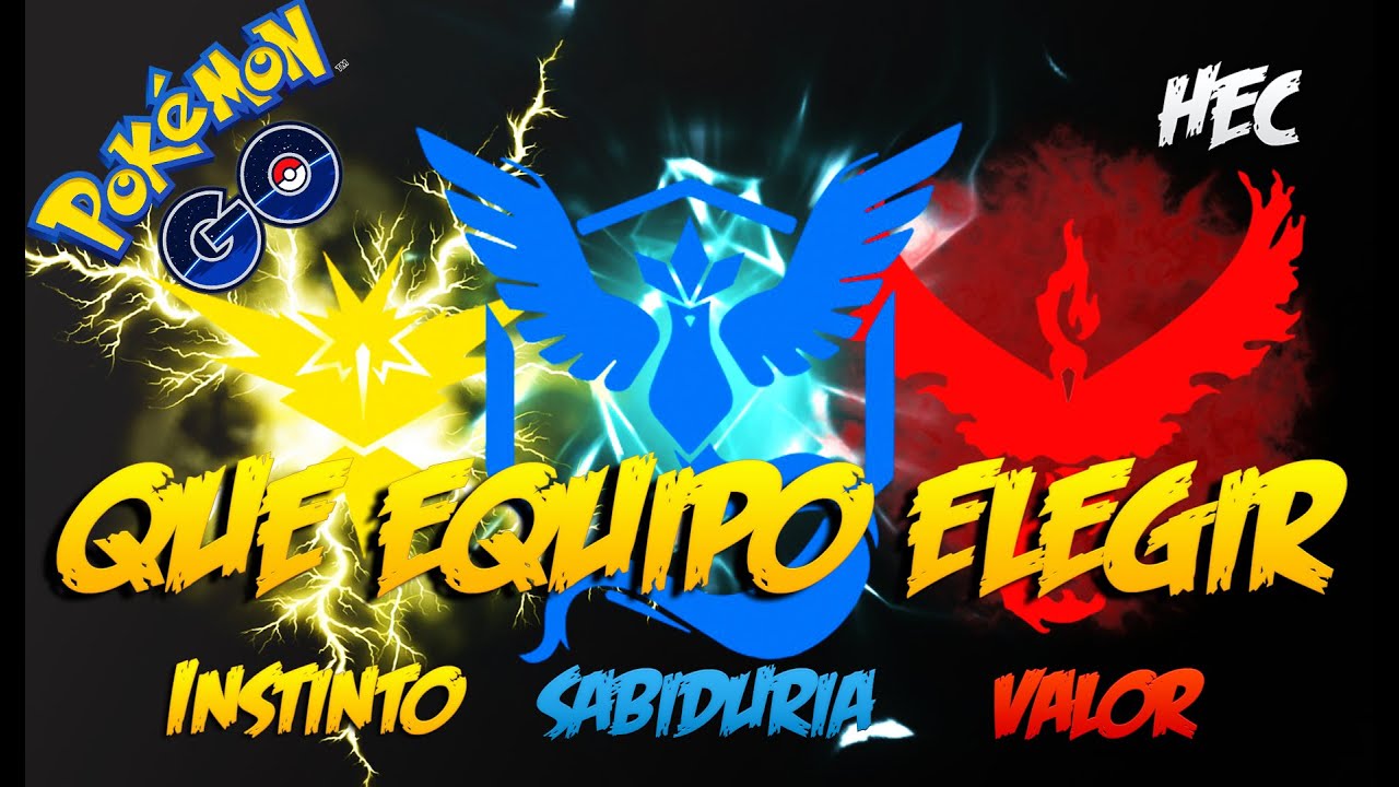 Pokemon Go: Que equipo elegir ¿Rojo, amarillo o azul?